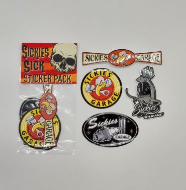 Sickies Garage Sticker Pack