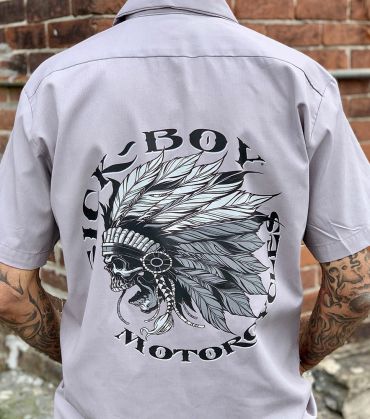  Grey Sick Boy Indian Work Shirt