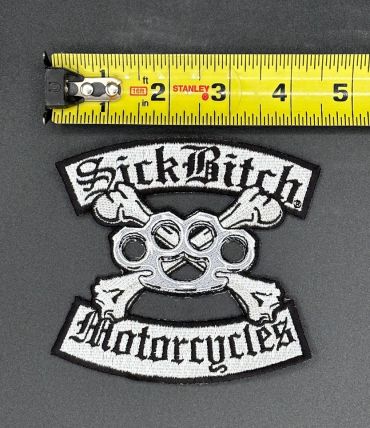 Sick Bitch Brass Knuckle Patch