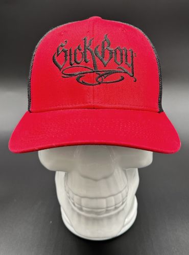 Sick Boy Curved Red/Black Snapback