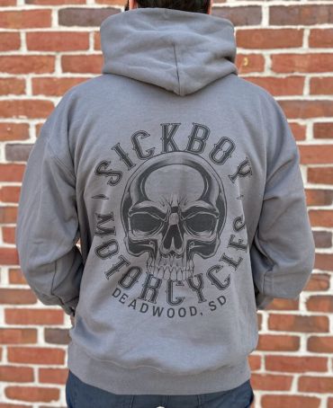 Sick Boy Black Skull Pullover Hoodie