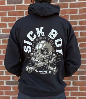 Sick Boy Tan Skull Hooded Sweat