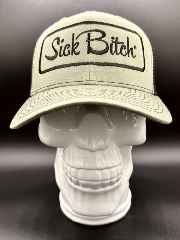 Sick Bitch Olive Green/Black Snapback