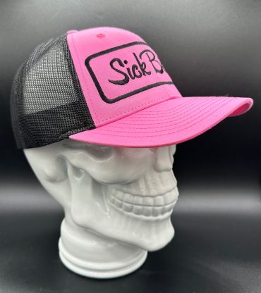 Sick Bitch Hot Pink/Black Snapback Hat