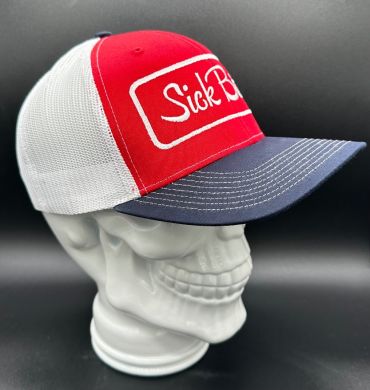 Sick Bitch Navy/Red Snapback