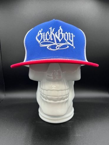 Flat Royal Red Sick Boy Snapback Cap