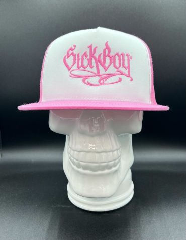 Sick Boy Pink/White Snapback Cap