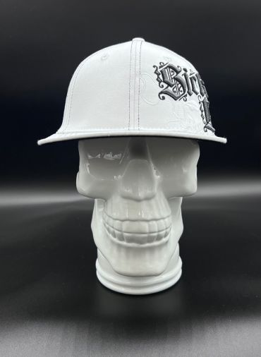White Sick Boy Flat Fitted Hat