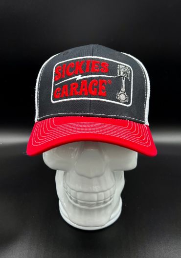Curved Sickies Garage Red/Black Snapback