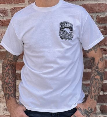 White Rushmore Skull Tee