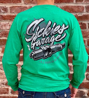 Green Sickies Spark Plug Long Sleeve