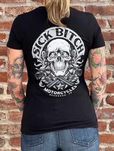 Ladies Gun V-Neck Tee