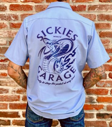 Sickies Blue Cobra Work Shirt