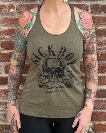 Ladies Green Sick Boy Tank