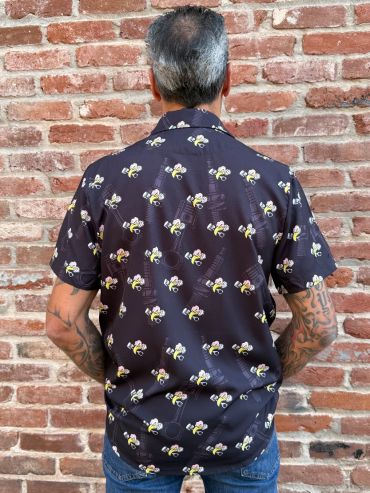 Sickies Garage Vulture Printed Work Shirt