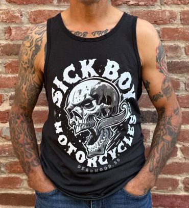 Sick Boy Screaming Skull Tank Top