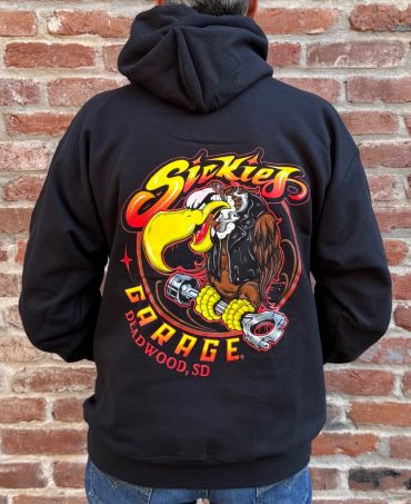 Sickies Garage Vulture Hooded Sweat