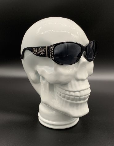 Sick Bitch Women's Sunglasses with Rhinestones-MD/LG