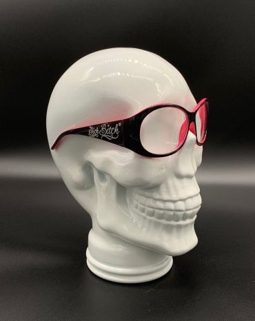 Clear Pink Lined Glasses