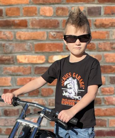 Kids Orange Vulture Tee