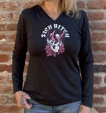 Gasoline Goddess Long Sleeve With Hood