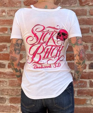 Ladies White Strappy Tank