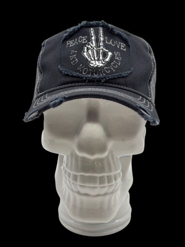 Peace Love Snapback Trucker Hat