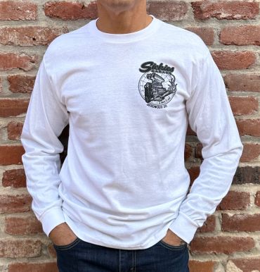 White Sickies Engine Long Sleeve