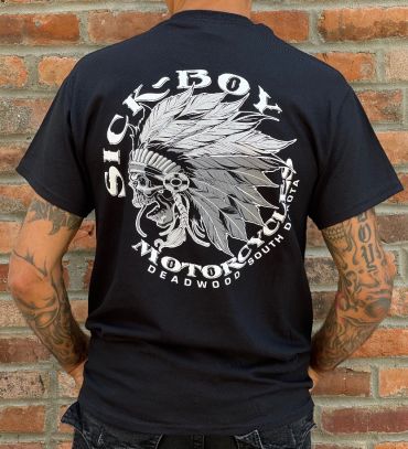 Men's Black Indian Regular Tee