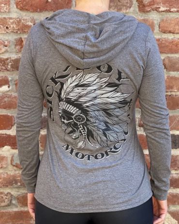 Ladies Indian Long Sleeve With Hood