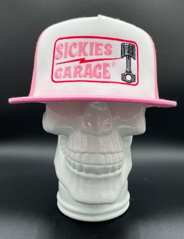 Pink Sickies Flat Piston Snapback Hat