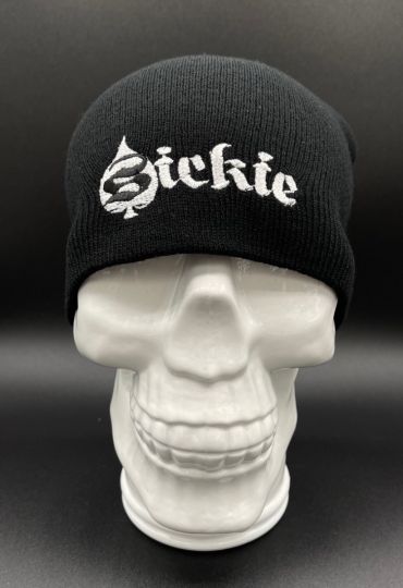Sickie Embroidered Knit Cap