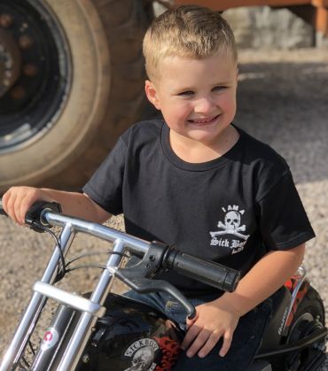 "My Daddy is a Sick Boy" Black T-shirt 