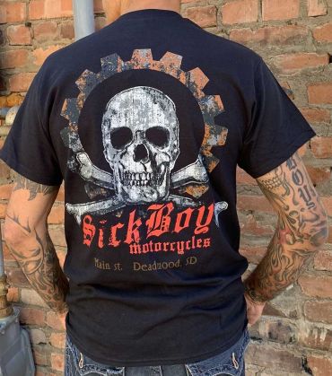 Sick Boy Sprocket and Skull T-shirt