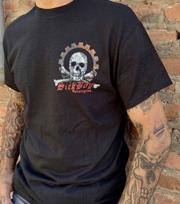 Sick Boy Sprocket and Skull T-shirt