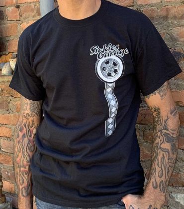 Sickies Garage Car Black T-shirt