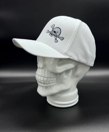 Sick Boy White Mesh Skull Hat