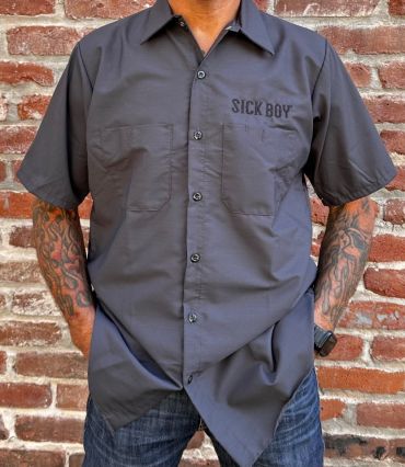 Black Skull Work Shirt