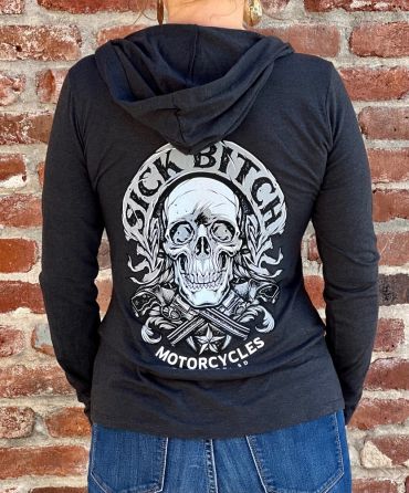 Sick Bitch Gun Long Sleeve With Hood