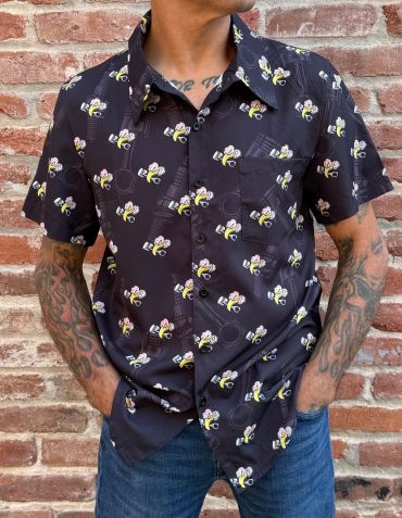 Sickies Garage Vulture Printed Work Shirt