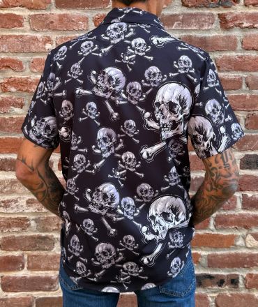 Sick Boy Skull Printed Work Shirt