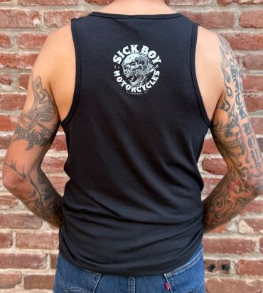 Sick Boy Screaming Skull Tank Top