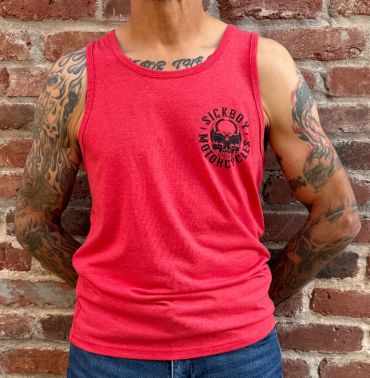 Men's red Sick Boy tank