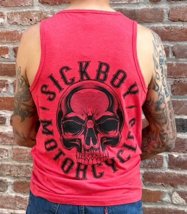 Men's red Sick Boy tank