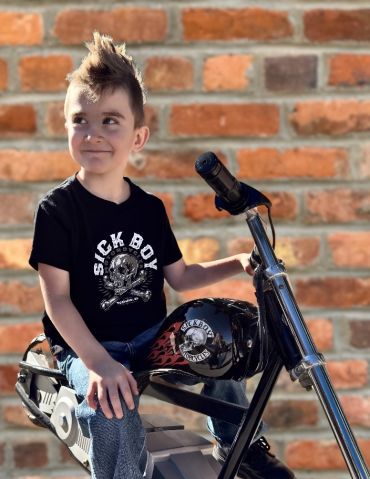 Kids Tan Skull Tee