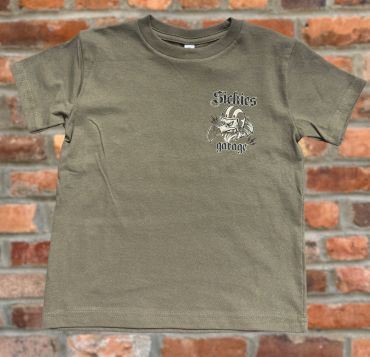 Kids Green Helmet Vulture Tee