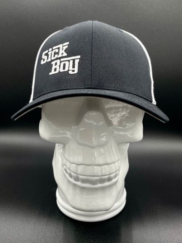 SICK BOY MOTORCYCLES Baseball biker skull caps, fitted caps, flex