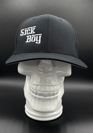 SICK BOY MOTORCYCLES Baseball biker skull caps, fitted caps, flex