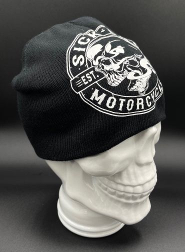 SICK BOY MOTORCYCLES Knit biker and skull caps for men and women