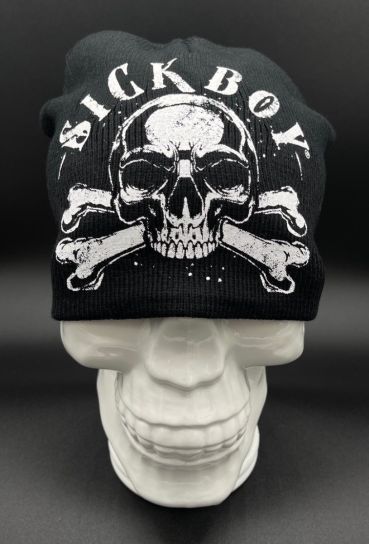 SICK BOY MOTORCYCLES Knit biker and skull caps for men and women